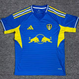 TANAKA #22 Leeds United Away Blue Fans Soccer Jersey 2025/26 (League Font 联赛字体 ) ★★