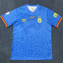 2025/26 Congo DR Home Blue Fans Soccer Jersey 民主刚果