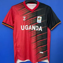 2025 Uganda Home Red Fans Soccer Jersey 乌干达