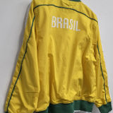 2025/26 Brazil Yellow Retro Windbreaker