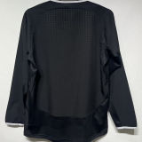 2003/2004 M Utd Away Black Retro Long Sleeve Soccer Jersey