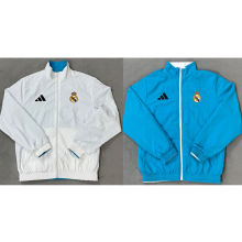 2026 RM White And Blue Reversible Windbreaker 双面