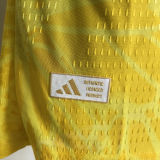 2026/27 Colombia Home Yellow Player Version Long Sleeve Soccer Jersey