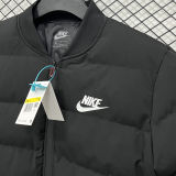 2026/27 NK Black Baseball Cotton Windbreaker Jacket BQ7708 白标