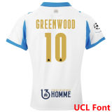 2025/26 MS Home White Fans Long Sleeve Soccer Jersey