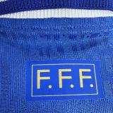 1998 France Home Blue Retro Player Version Soccer Jersey
