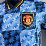2026 M Utd Red Retro Style Player Version Soccer Jersey