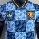 2026 M Utd Red Retro Style Player Version Soccer Jersey