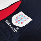 1998 England Home Kids Retro Long Sleeve Soccer Jersey