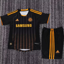 2010/2011 CFC Away Black Retro Kids Soccer Jersey