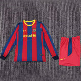 2010/2011 BA Home Retro Kids Long Sleeve Soccer Jersey