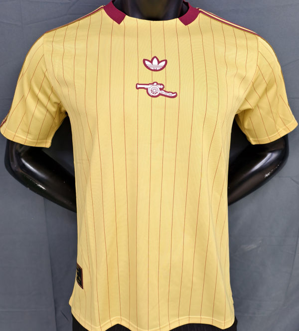 2025/26 ARS Yellow Retro Style Player Version Soccer Jersey