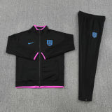 2026 England Black Jacket Tracksuit