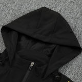 2026 M Utd Black Windbreaker Jacket  （A Set）