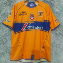 2005 Tigres UANL Home Yellow Retro Soccer Jersey