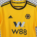 2018/2019 Wolves Home Yellow Retro Soccer Jersey