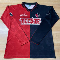 1995/1996 Atlas Home Red Black Retro Long Sleeve Soccer Jersey