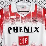 1991/1992 AS Cannes Home Retro Soccer Jersey