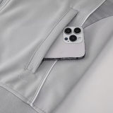 2026 Ad~ Grey Jacket Tracksuit