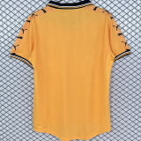 1998/1999 Wolves Home Yellow Retro Soccer Jersey