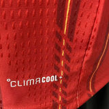 2026/27 Spain Home Red Player Version Long Sleeve Soccer Jersey