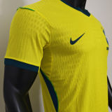 2026/27 Brazil Home Yellow Player Version Soccer Jersey