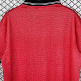 2000/2001 Alaves Away Red Retro Fans Soccer Jersey