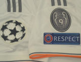 2013/14 RM Thrid Orange Retro Long Sleeve Soccer Jersey