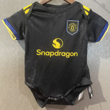 2025/26 M Utd Third Black Baby Suit