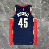 2026 Cleveland MITCHELL #45 Baby Blue Retro NBA Jerseys