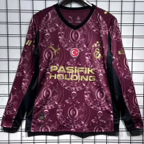 2025/26 Galatasaray Third Fans Long Sleeve Soccer Jersey 5 Stars 5星