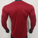 2026/27 Portugal Home Red Player Version Long Sleeve Soccer Jersey