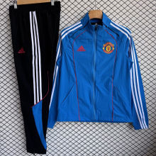 2026 M Utd Blue Windbreaker Jacket  （A Set）