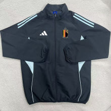 2026 Belgium Black Windbreaker