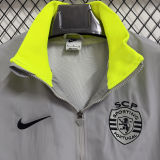 2026 Sporting Lisbon Grey Windbreaker