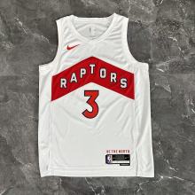 2023 Toronto Raptors INGRAM # 3  White NBA Jerseys