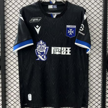 2025/26 AJ Auxerre Away Black Fans Soccer Jersey