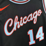 2026 Bulls BUZELIS #14 Black NBA Jerseys