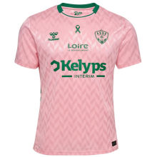2025/26 Saint-Étienne Pink Goalkeeper Soccer Jersey 圣埃蒂安