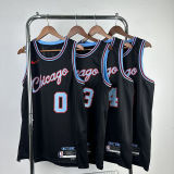 2026 Bulls GIDDEY #3 Black NBA Jerseys