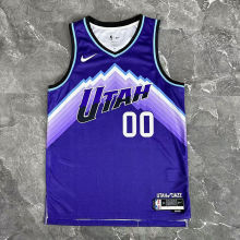 2026 Jazz MARKKANENE #00 Purple NBA Jerseys