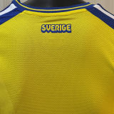 2026/27 Sweden Home Yellow Player Version Soccer Jersey