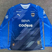 2025/26 Monterrey Third Blue Long Sleeve Soccer Jersey
