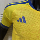 2026/27 Ukraine Home Yellow Player Version Soccer Jersey
