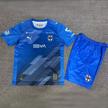 2025/26 Monterrey Third Blue Kids Soccer Jersey