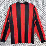 1977/1978 Nice Home Red Retro Long Sleeve Soccer Jersey