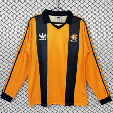 1981/1982 Hull City Home Retro Long Sleeve Soccer Jersey