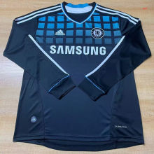 2011/12 CFC Away Black Retro Long Sleeve Soccer Jersey