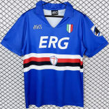1991/1992 Sampdoria Home Retro Soccer Jersey