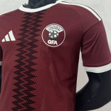 2026/27 Qatar Home Red Player Version Soccer Jersey